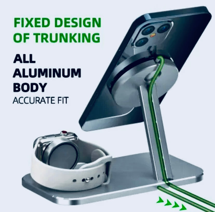 Alloy Storage Base Data Cable Accessories Watch Charging Stand