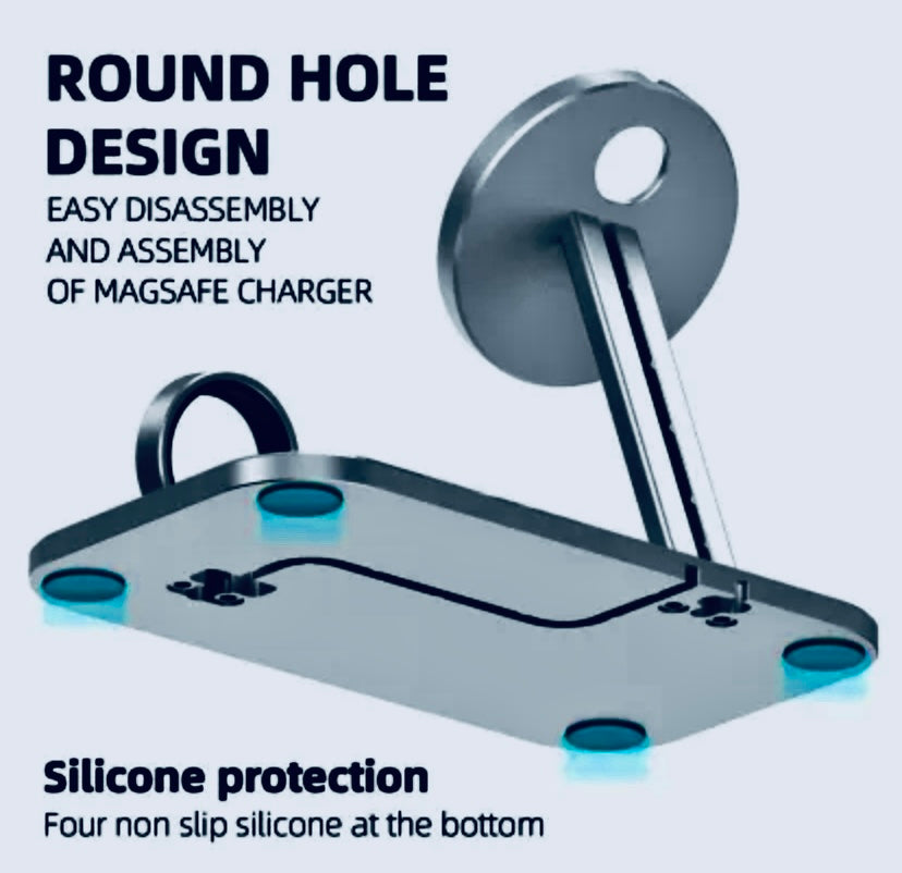 Alloy Storage Base Data Cable Accessories Watch Charging Stand