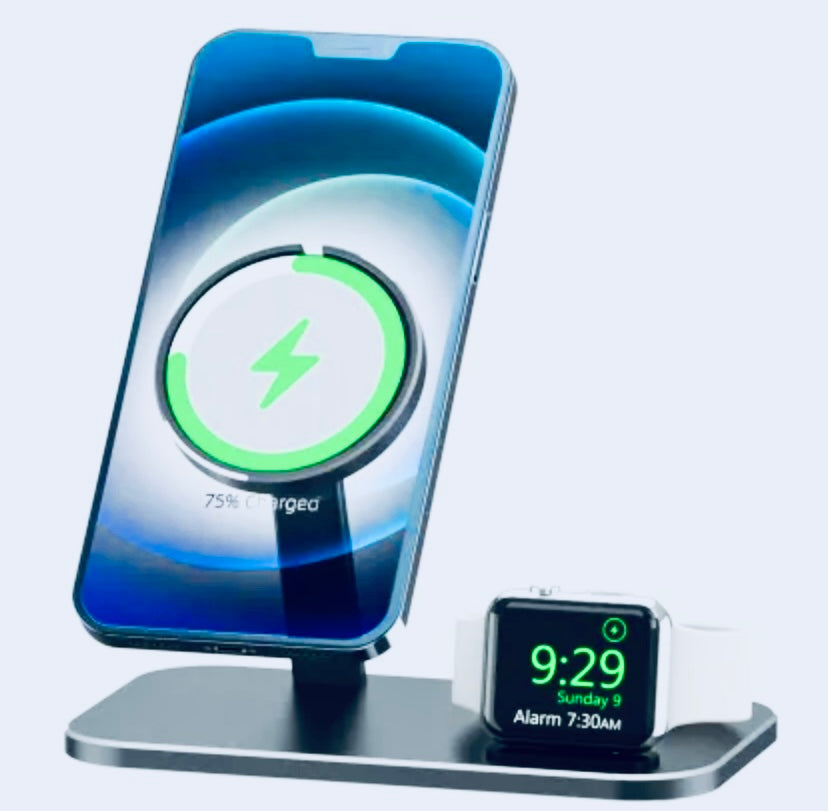 Alloy Storage Base Data Cable Accessories Watch Charging Stand
