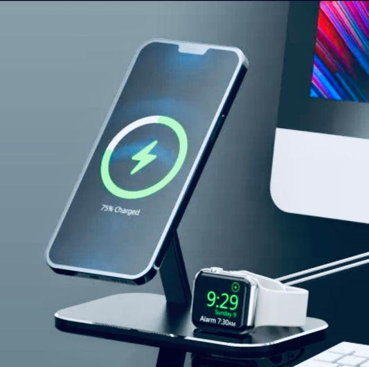 Alloy Storage Base Data Cable Accessories Watch Charging Stand
